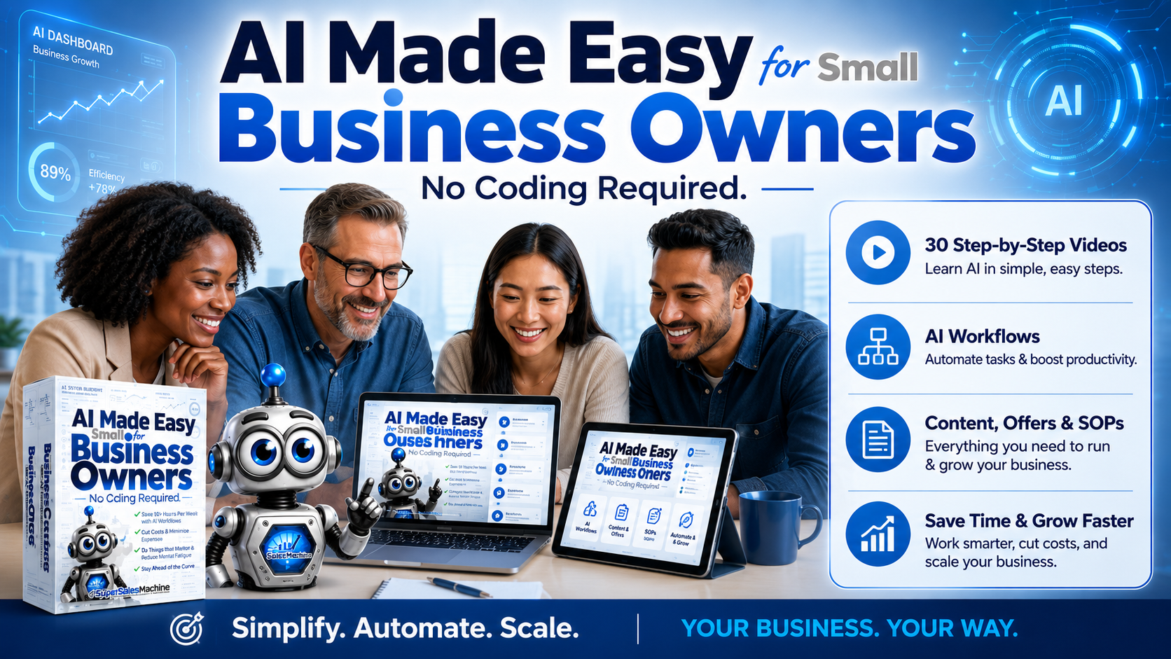 AI Made Easy for Small Business Owners banner